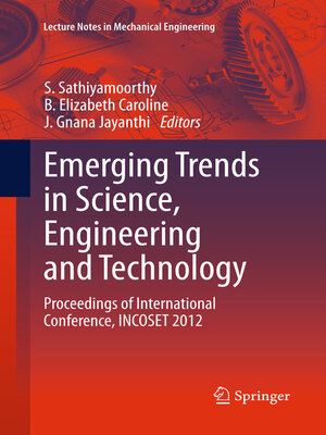 cover image of Emerging Trends in Science, Engineering and Technology